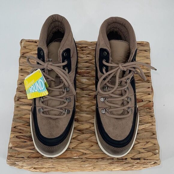 Bare Traps Kamber Lace Up Hiking Boot Taupe Size 8 New - Picture 4 of 12